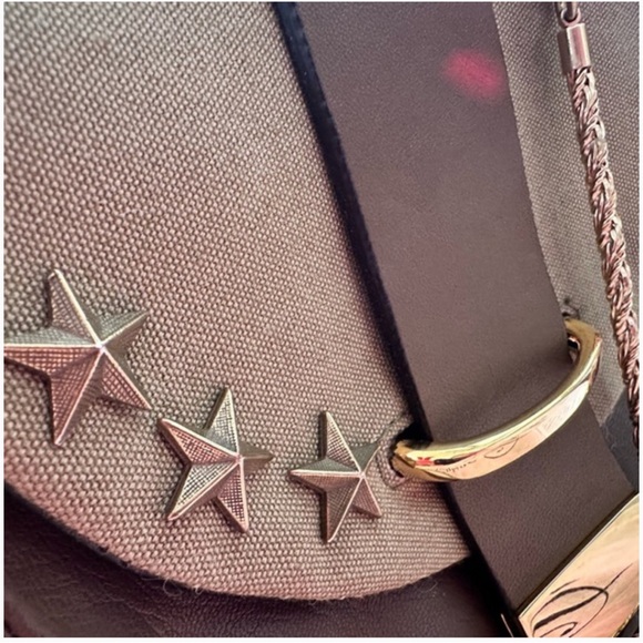 RARE Delphine Delafon Utilitarian Military crossbody Chain shoulder bag - Picture 9 of 11